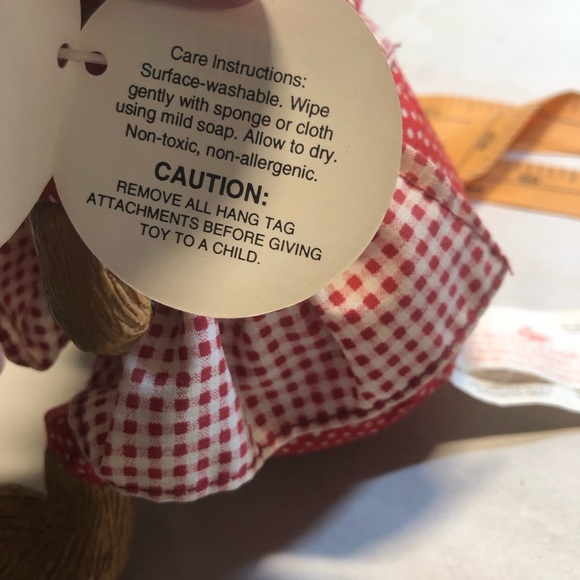 Vintage Russ Christmas Country Folks Knittens Bear 5" Plush New Original Tag - Picture 12 of 13